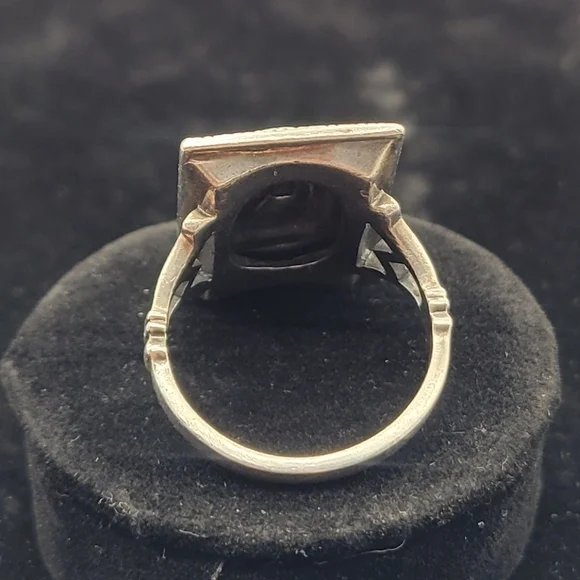 Judith Jack Sterling Silver Marcasite Ring, Size 6.5​​​